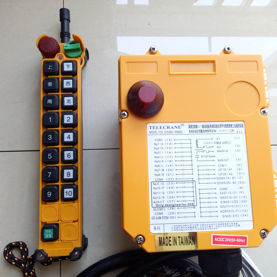 F25-16S 16鍵工業設備遙控器